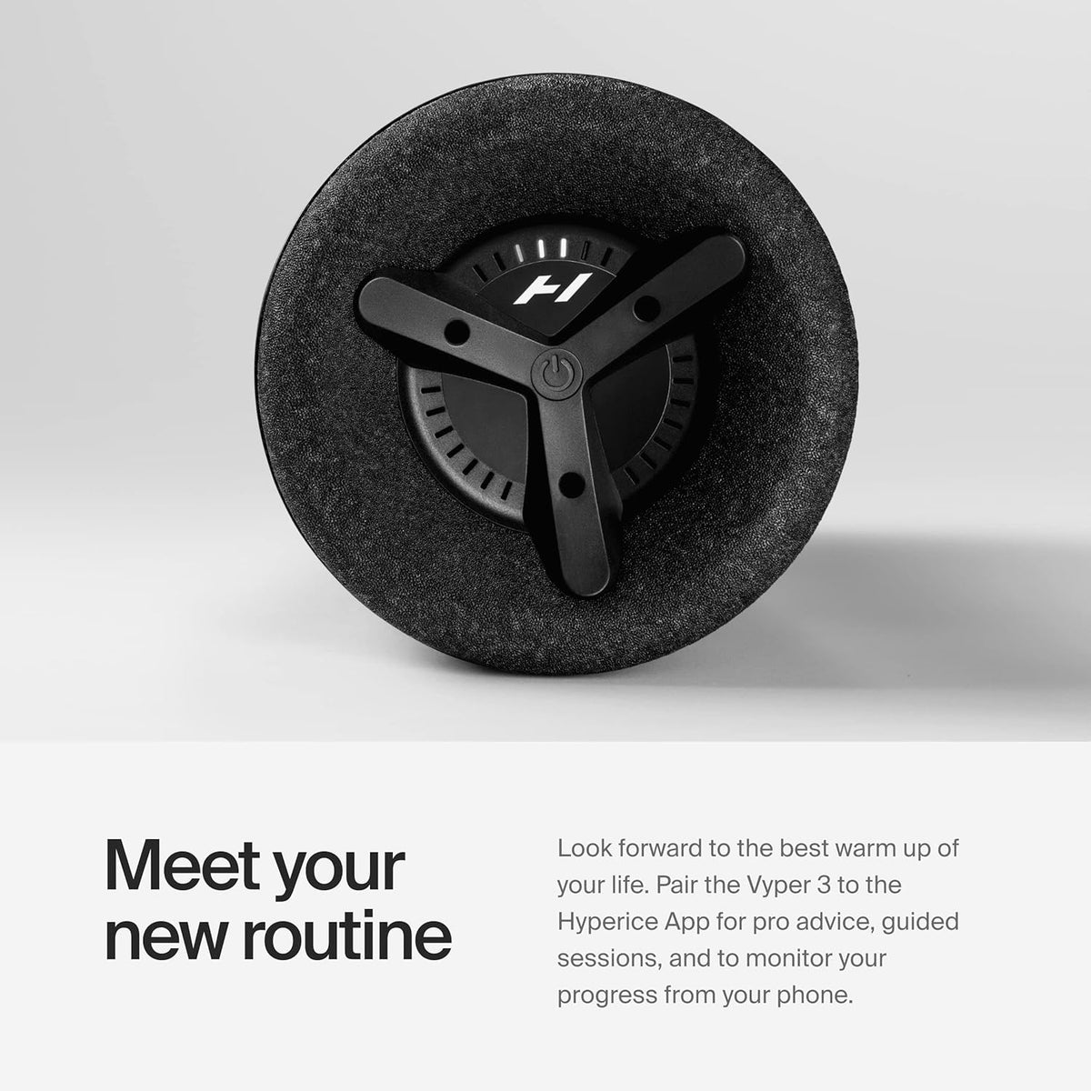 High-intensity vibration foam roller - Relieves muscle tension - Suitable for recovery before and after training