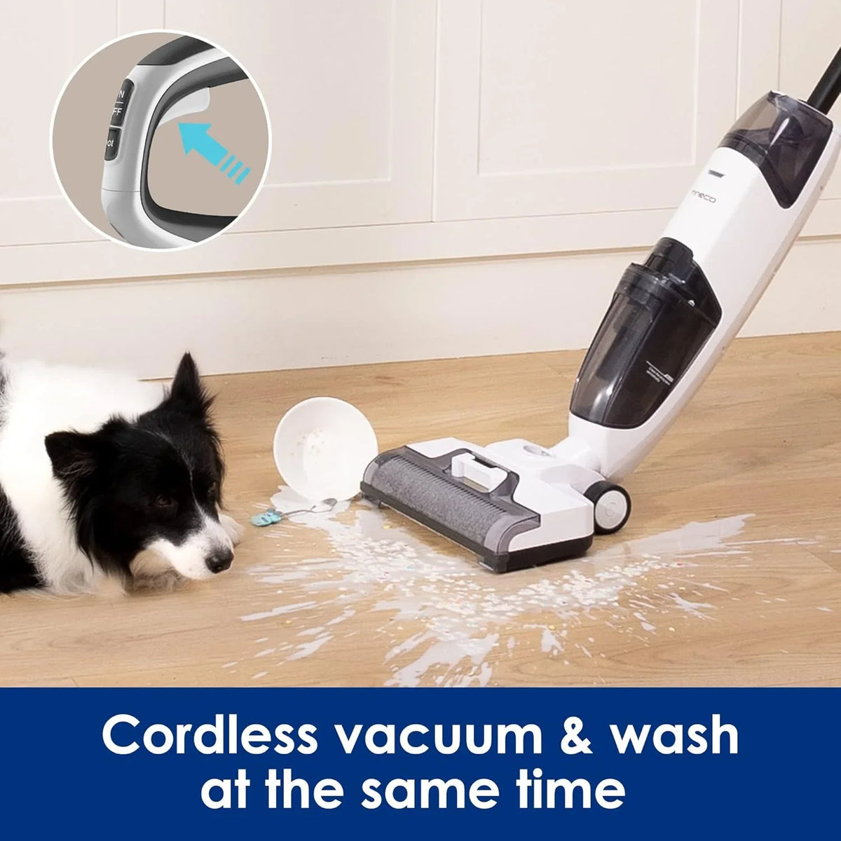 Complete Cordless Wet Dry Vacuum Floor Cleaner and Mop, One-Step Cleaning for Hard Floors, Great for Sticky Messes and Pet Hair