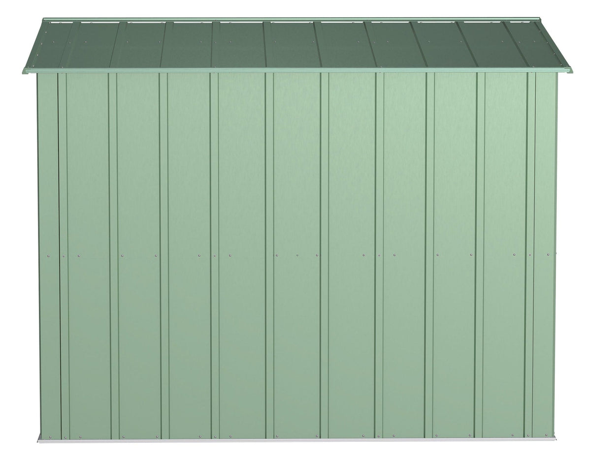 Arrow Classic Galvanized Steel Storage Shed, Sage Green, 8-ft x 8-ft