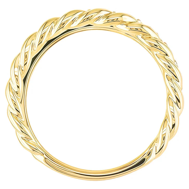 Baguette and Round Brilliant Diamond Ring (0.42 ctw)