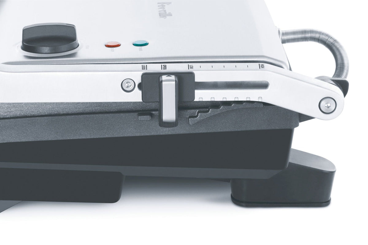 Breville Panini Non-Stick Indoor Grill & Sandwich Press, Brushed Stainless Steel