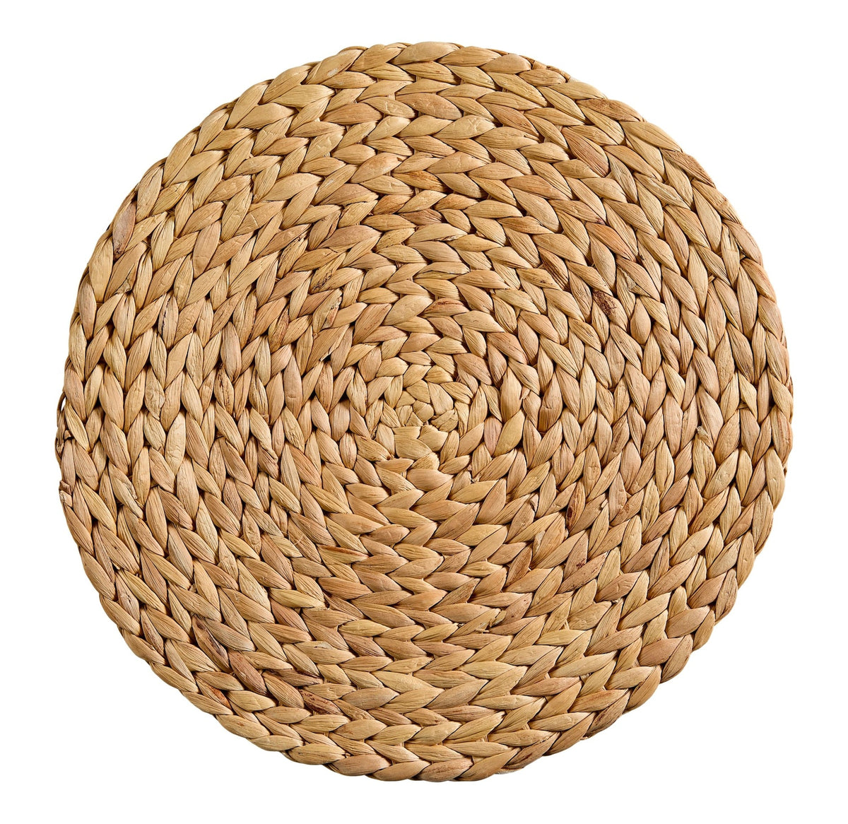 CANVAS Natural Round Paper Placemat/Charger, Beige, 4-pk