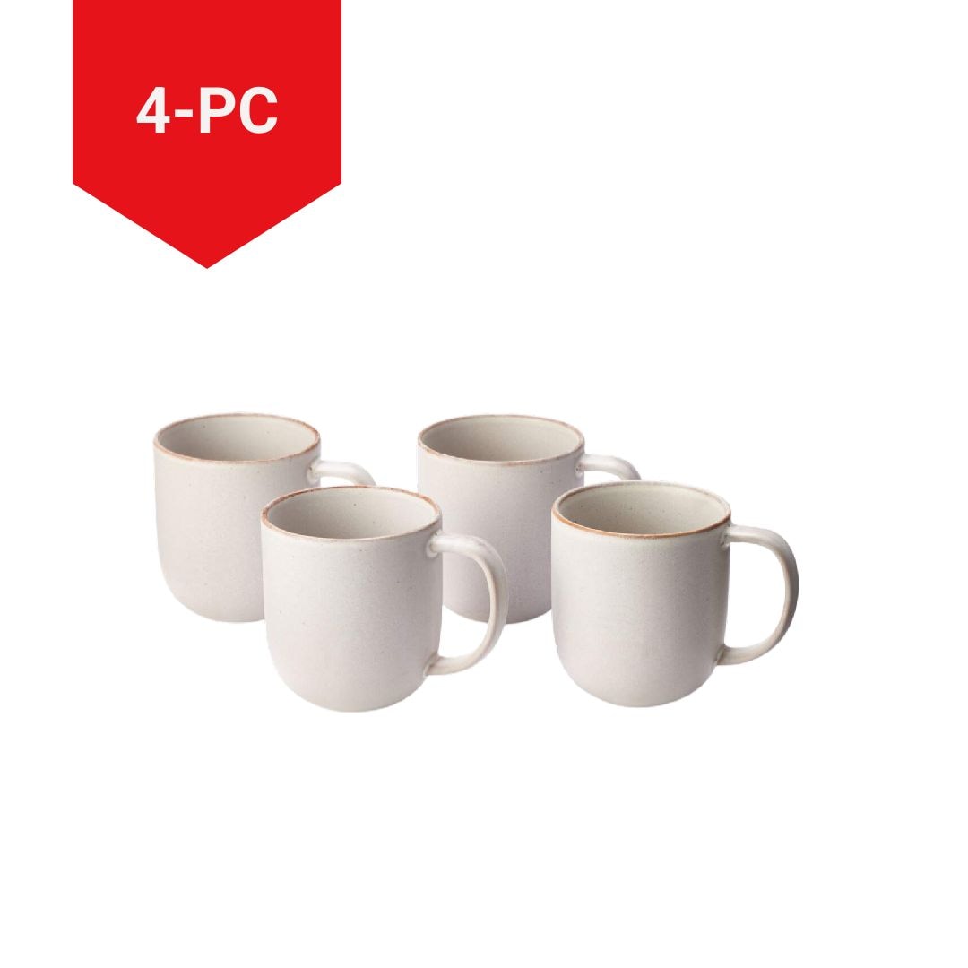CANVAS Summerset Reactive Glaze Stoneware Mug Set, 13-oz, 4-pk