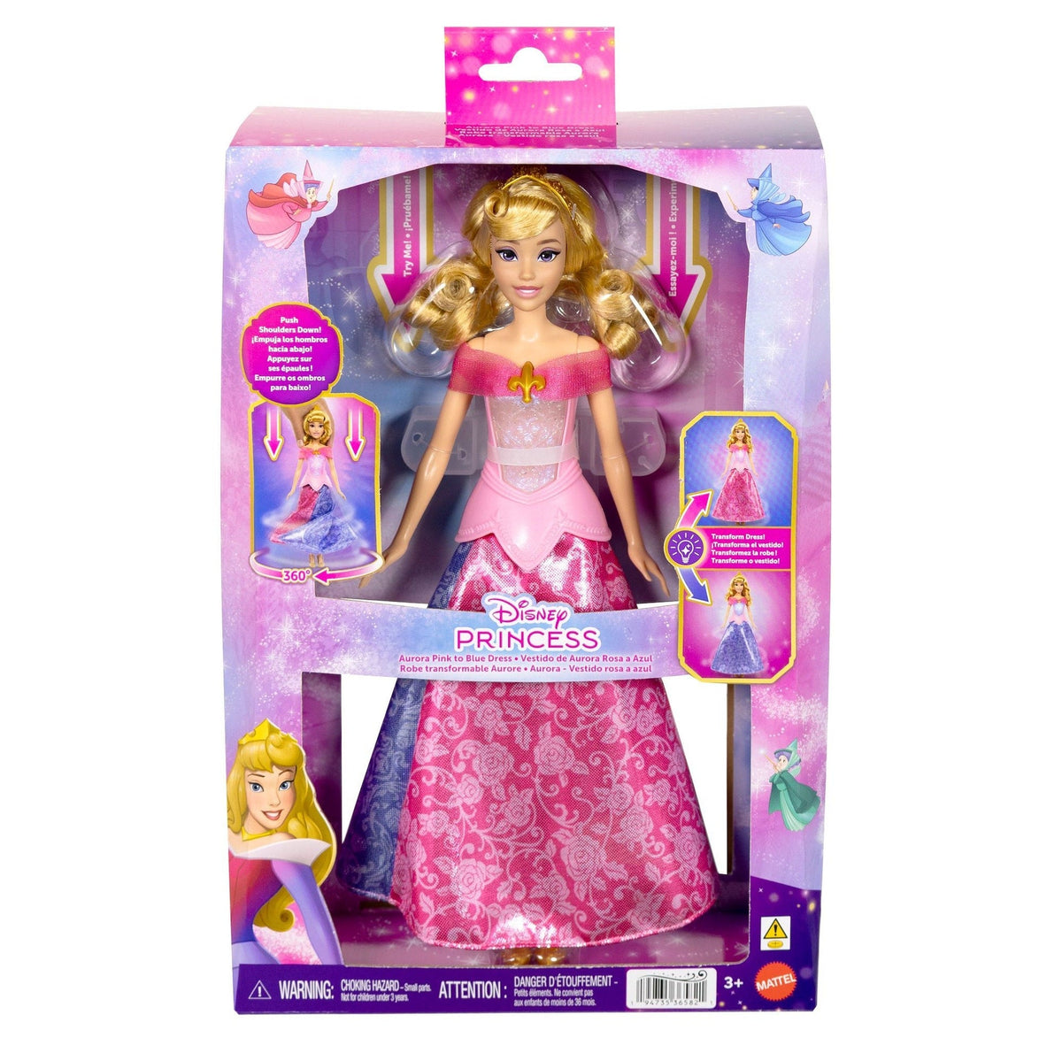 Disney Princess Aurora Transformation Doll