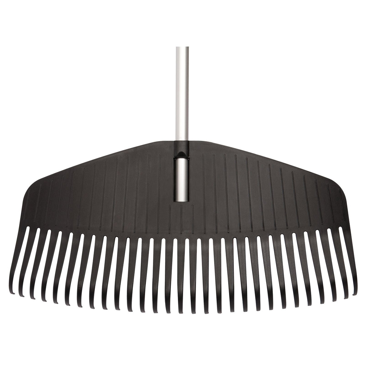 Fiskars Heavy-Duty Resin Tines Aluminum Leaf Rake, 24-in