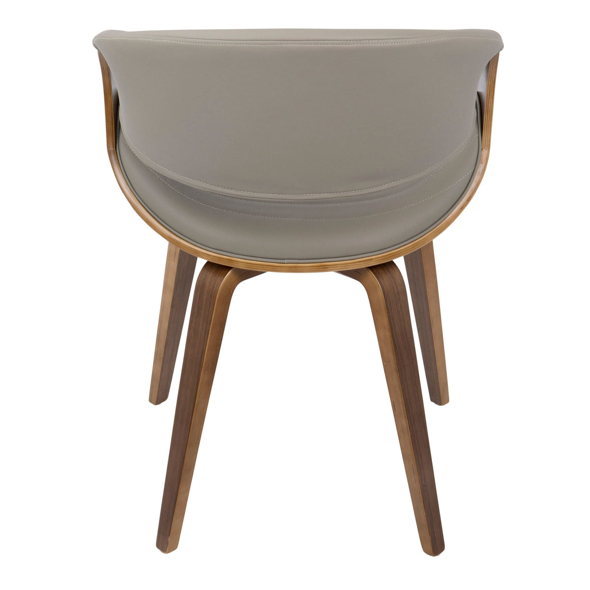 Lumisource Symphony Faux Leather Dining/ Accent Chair, Grey