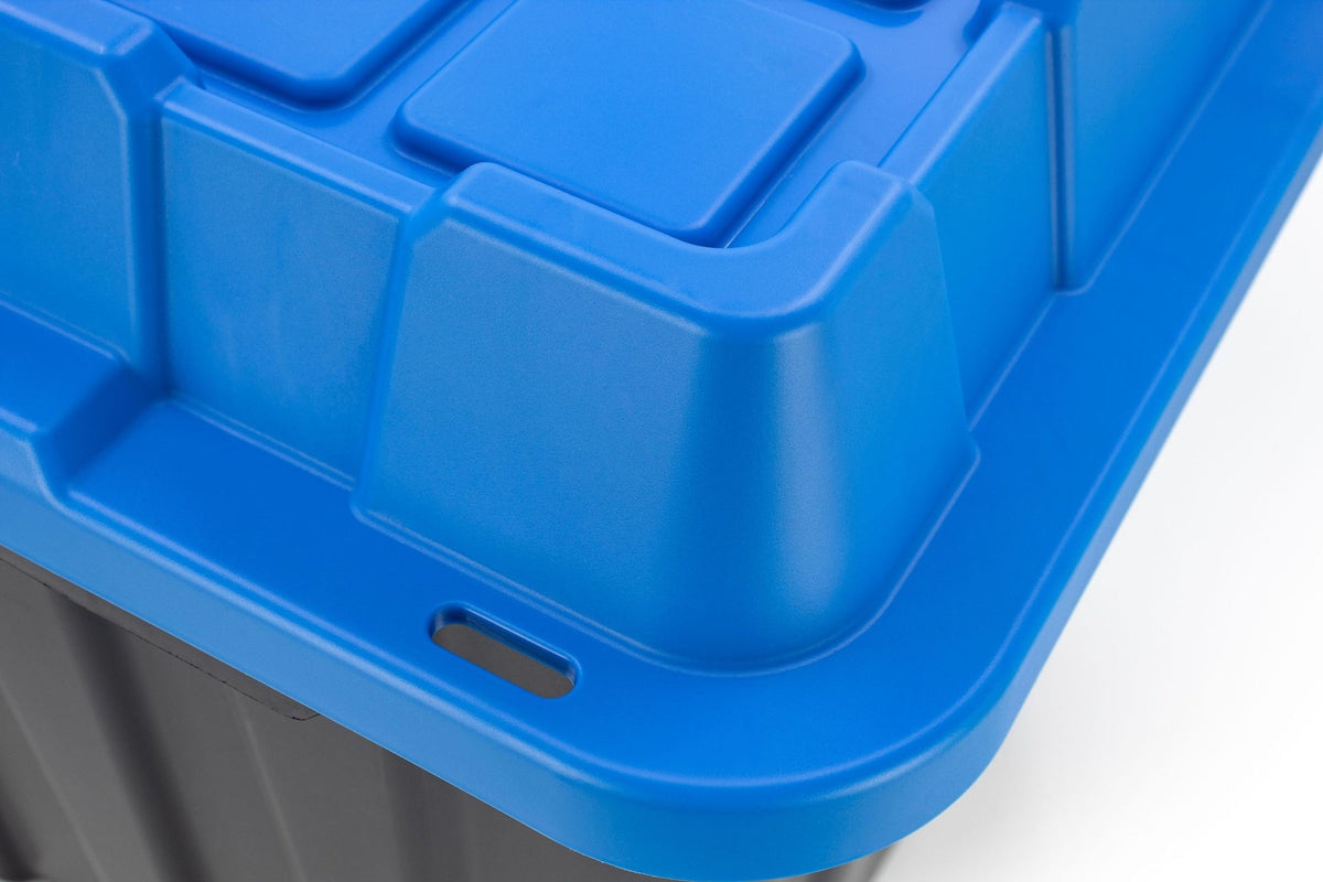 Mastercraft Heavy-Duty Polypropylene Tote with Domed Lid, 88-L