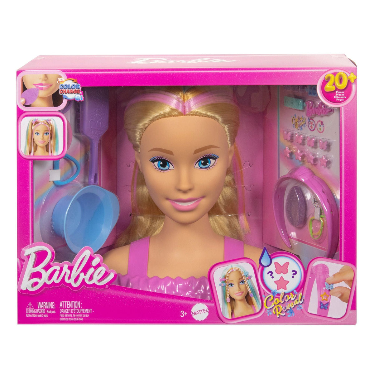 Mattel Deluxe Barbie Blonde Styling Head, Assorted Styles