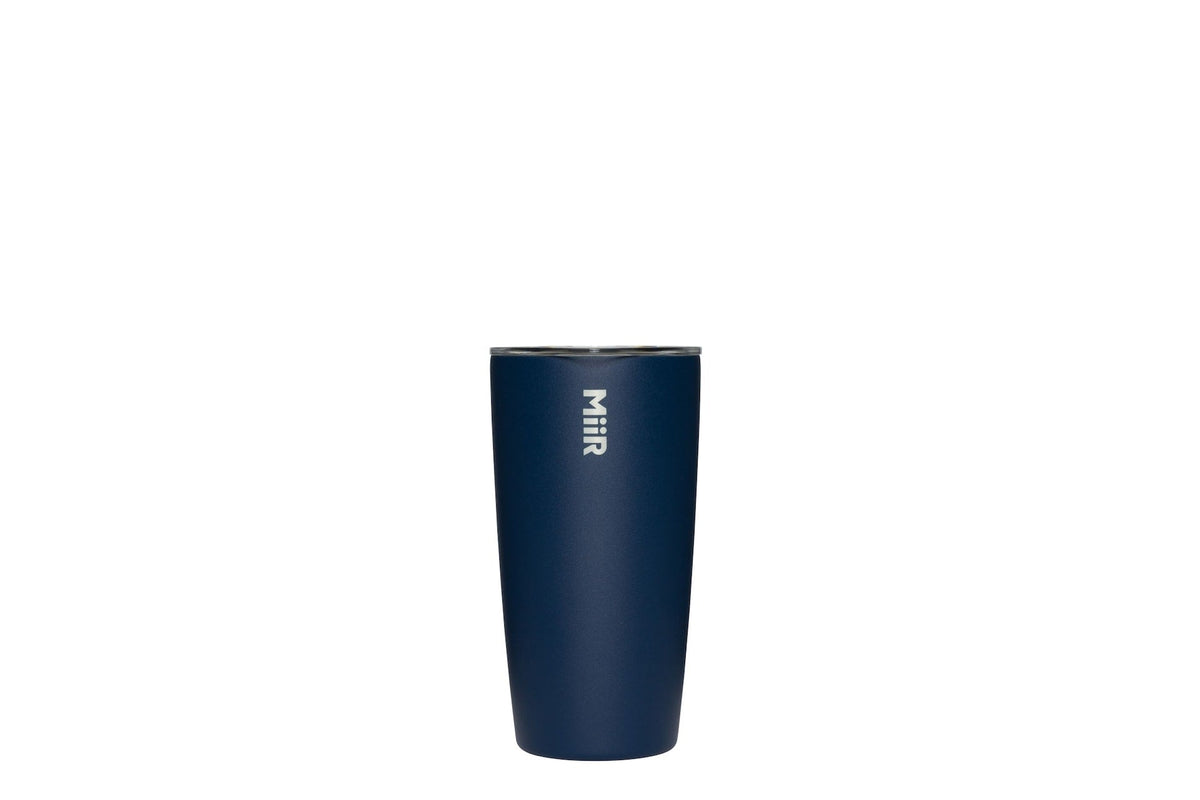 MiiR Insulated Stainless Steel Travel Tumbler with Press-Fit Slide Lid, Tidal Blue, 16-oz