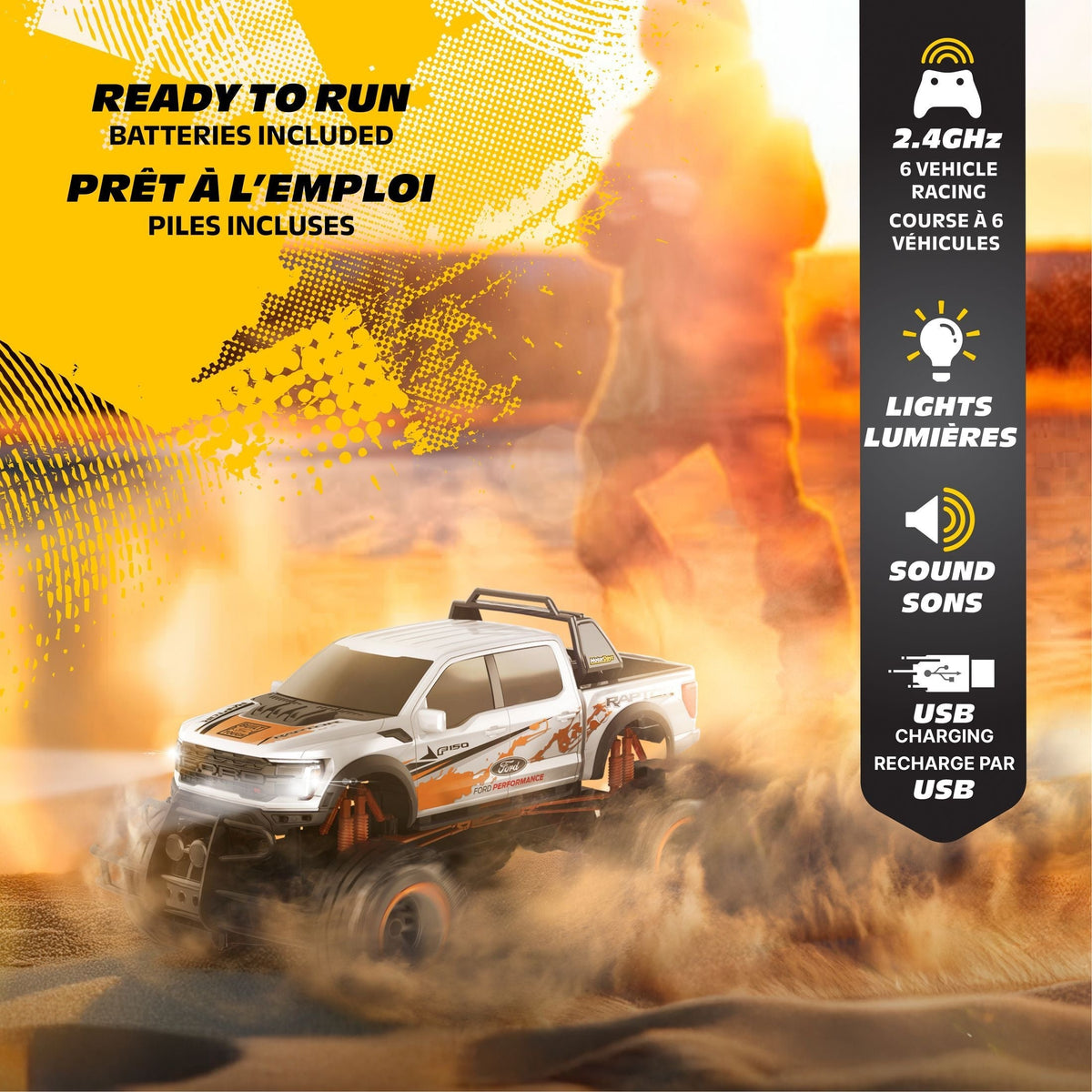 MotorDayz RC Ford Raptor Truck - 1:10 Scale