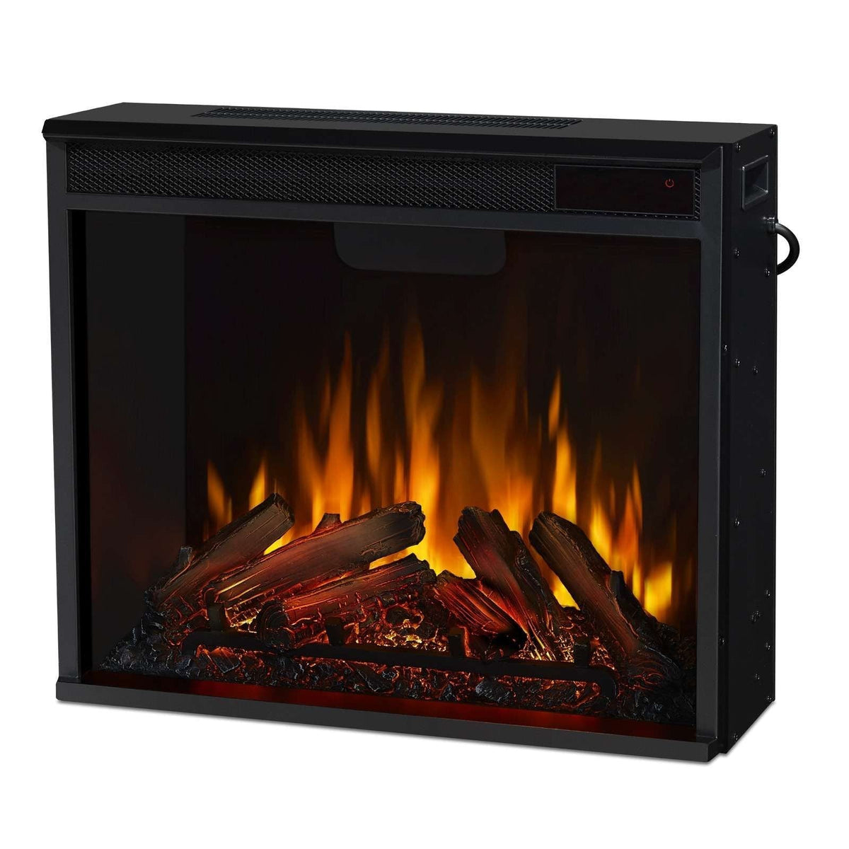 Real Flame Fresno Electric Media Indoor Electric Fireplace TV Stand, 72-in, 1500W, White