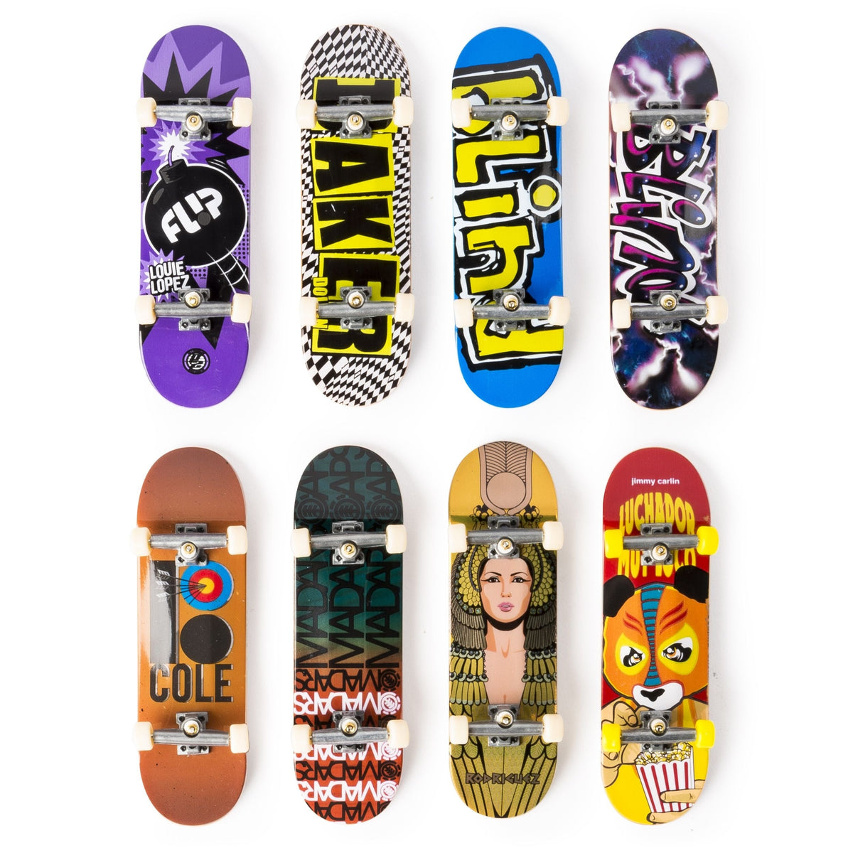 Tech Deck 96-mm Fingerboard Mini Skateboard with Authentic Designs, Ages 6+