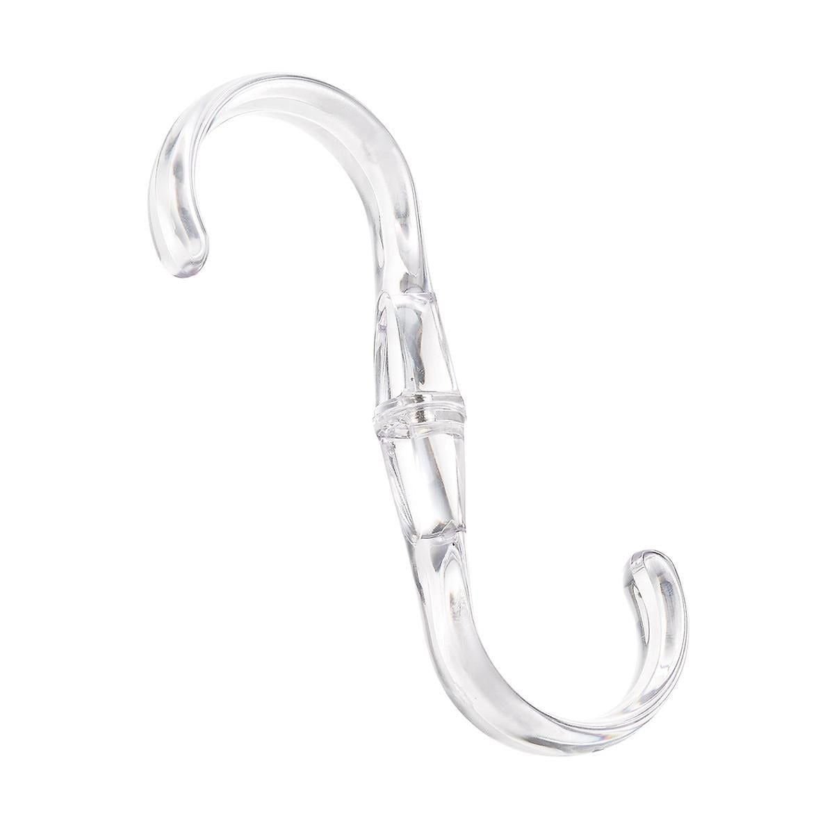The Home Edit Clear Hanging S Hook, For Closet Organization