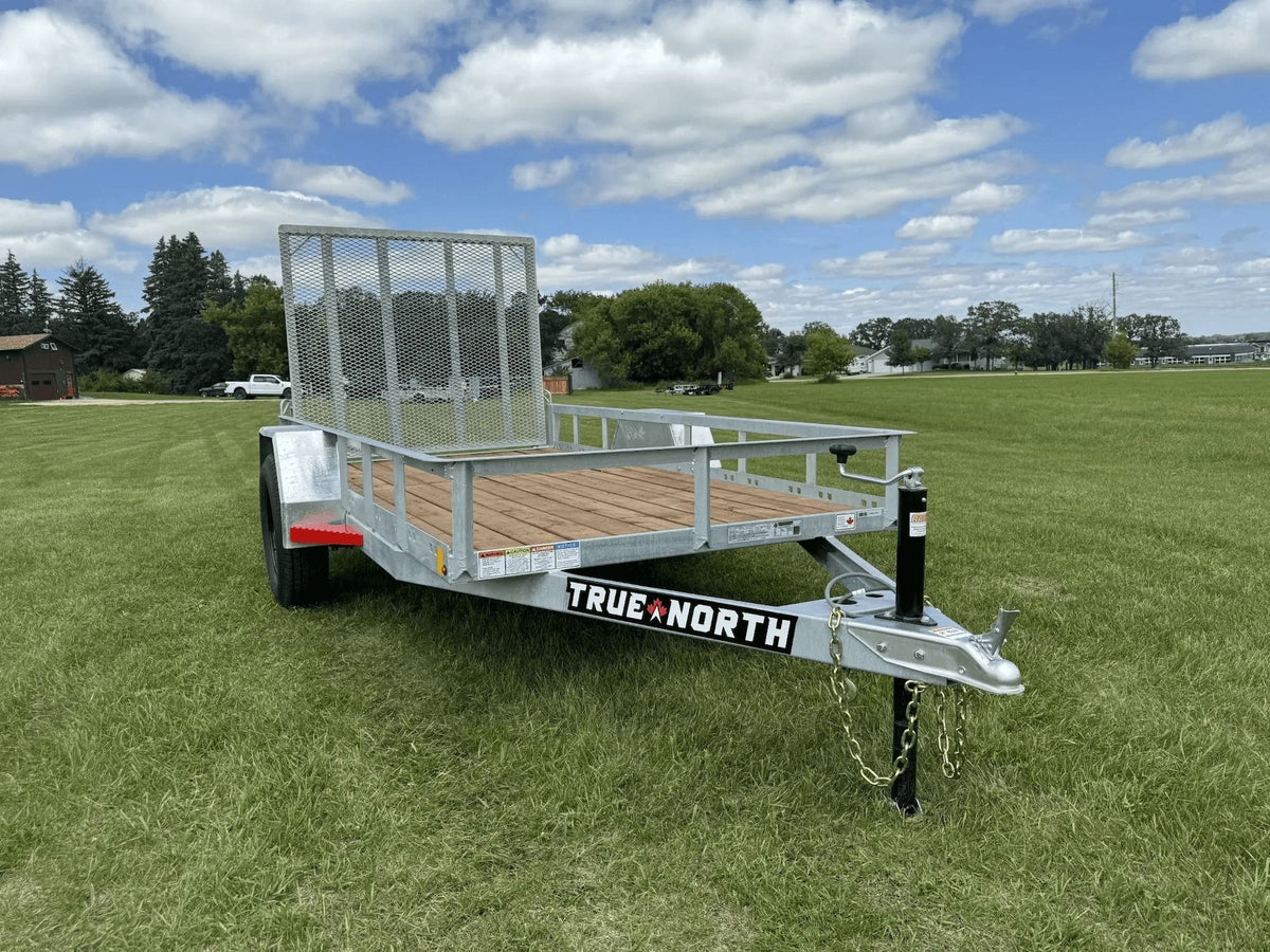 True North 60-in x 10-ft Galvanized Utility Trailer