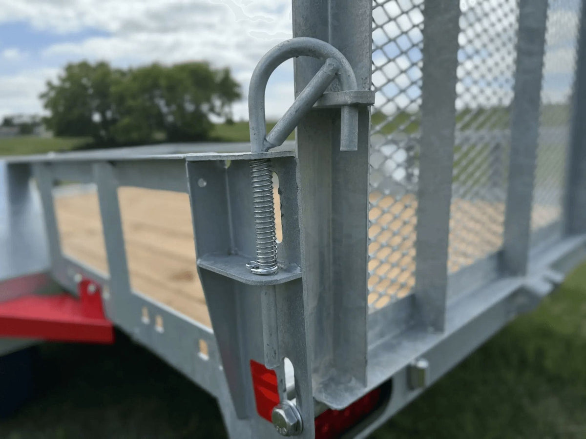 True North 60-in x 10-ft Galvanized Utility Trailer