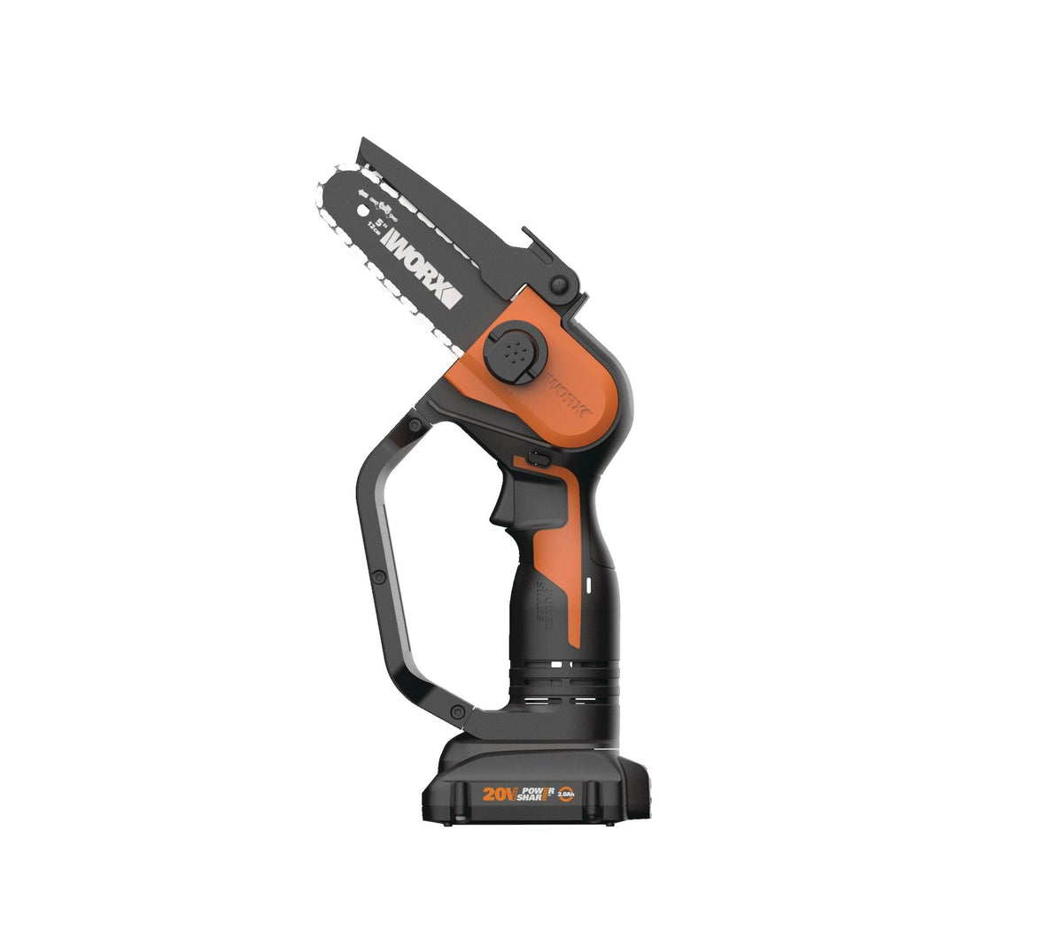 WORX WG324 20V Power Share Cordless Pruningsaw, Battery & Charger Included, 5-in