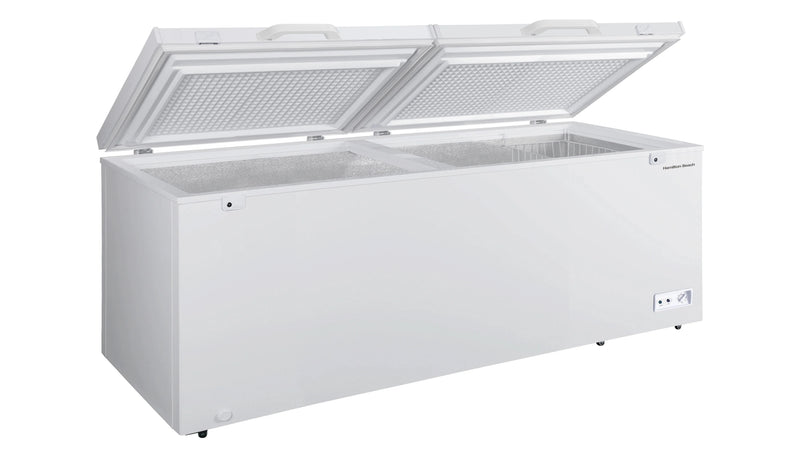 Hamilton Beach 21 Cu. ft. Chest Freezer, Double Doors, HZ9212, White Z2