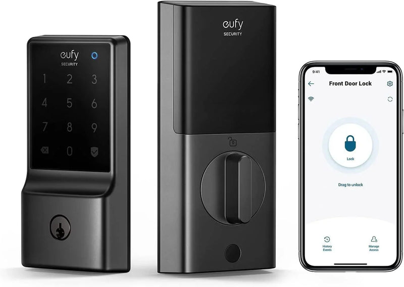 eufy Security Smart Lock C210, 5-in-1 Keyless Entry Door Lock, Built-in WiFi Deadbolt P6