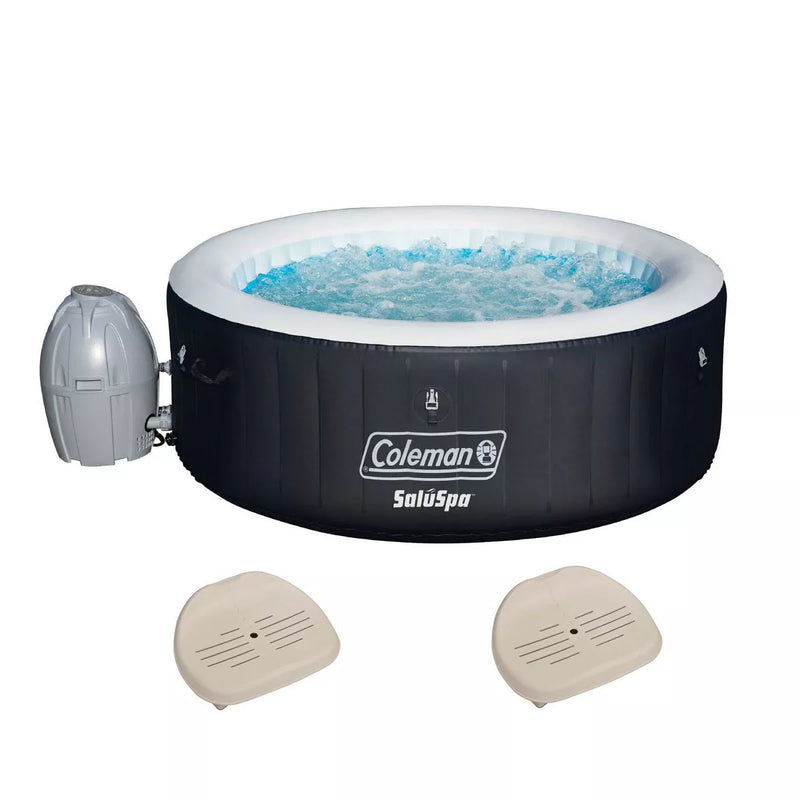 Coleman SaluSpa 4-Person Inflatable Hot Tub with 60 AirJets & Adjustable Seats R6