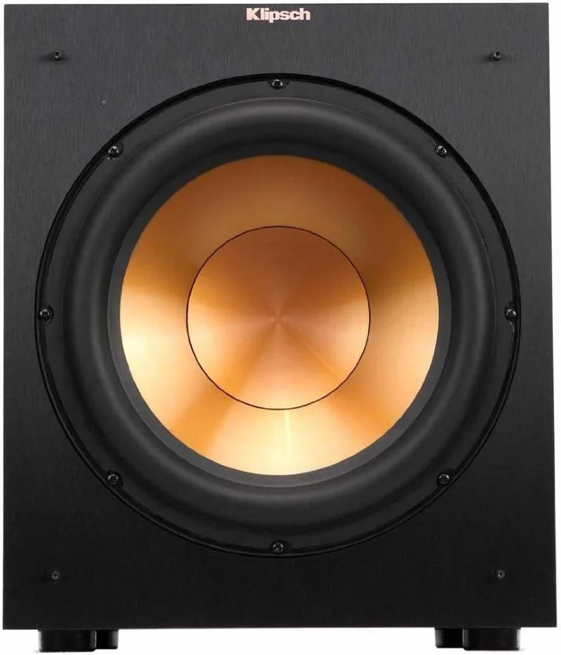 R-12SW Powerful Deep Bass Front Firing 12" Copper-Spun Driver 400W Digital Power Subwoofer 14" X 18.5" X 16" P1