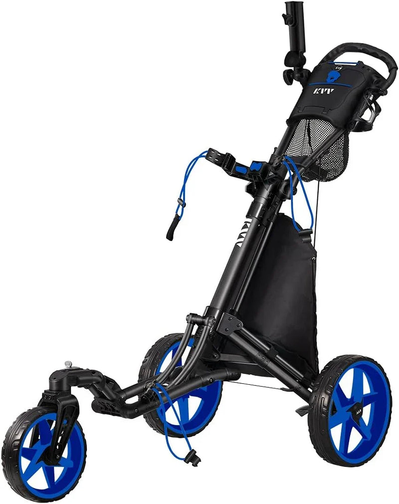 360-degree rotating front wheel golf cart, with opening and closing taking only one second - built-in free sunshade stand N5