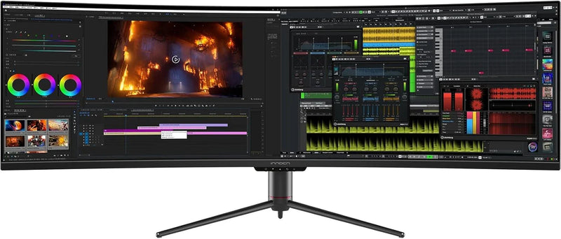 INNOCN 49" Curved Gaming Monitor, 144Hz, HDR400, USB-C, 49C1G A8