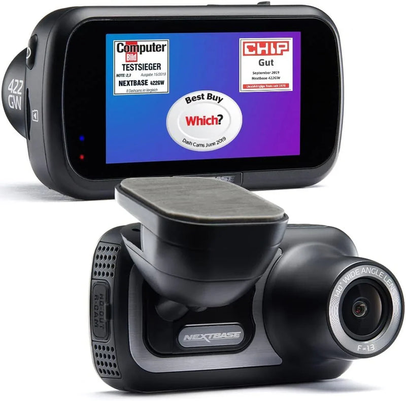 Car dashcam - Small size model (with application) - Full-process 1440p/30fps quadruple high-definition recording function, suitable for car cameras. Alexa voice control - Wireless network, GPS, Bluetooth - Parking mode - Night vision function - Polar H0