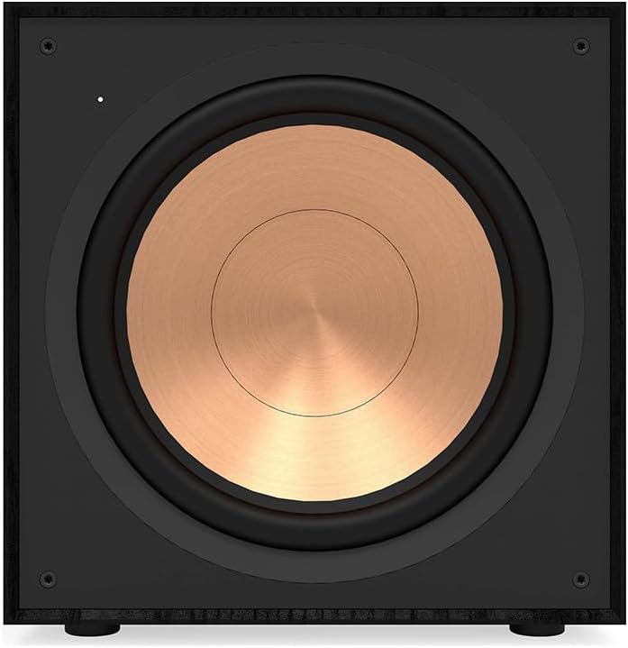 Reference R-121SW 12” Front-Firing Subwoofer with revamped Spun-Copper thermoformed crystalline Polymer woofers and an All-Digital Amplifier for Premium Sound in Black M1