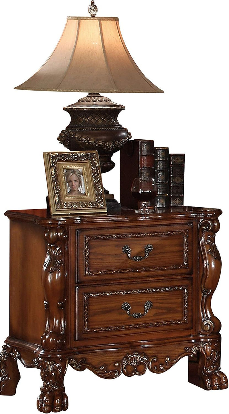 Nightstand - 12143 - Apricot color, length 31.75 inches, width 20 inches, height 30.5 inches L1