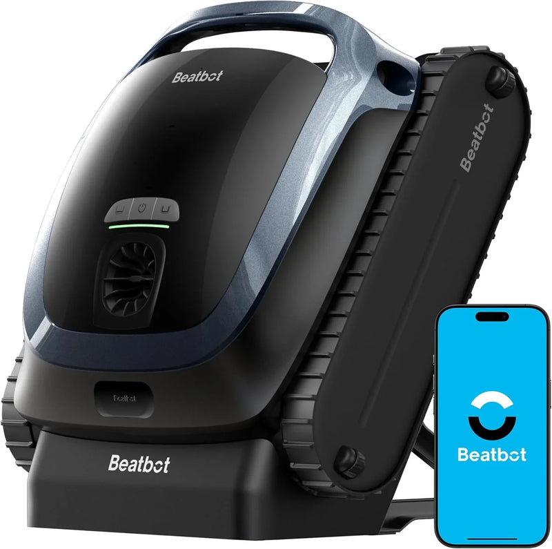 AquaSense 2 Cordless Robotic Pool Vacuum Cleaner, Smart Surface Parking, Double-Pass Waterline Scrubbing, Cleans Floor, Walls, and Waterline, Above & In-Ground Pools up to 3,230 sq.ft - Blue S2