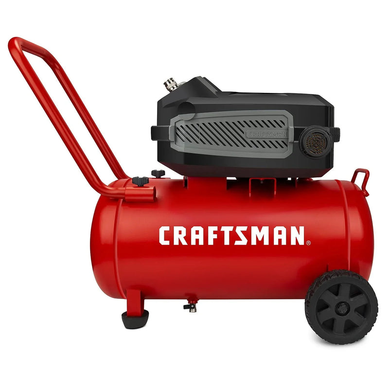 CRAFTSMAN HARD Air Compressor, 10 Gallon 1.8 HP 175 PSI, 4.0CFM@90PSI, Oil Free and Maintenance Free, Portable with Large Wheels, CMXECXA0201041 Y7