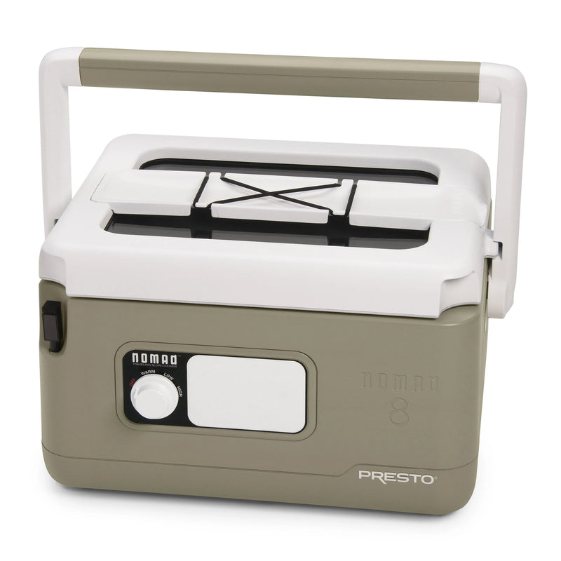 8-Quart Nomad Traveling Slow Cooker in Tan X1