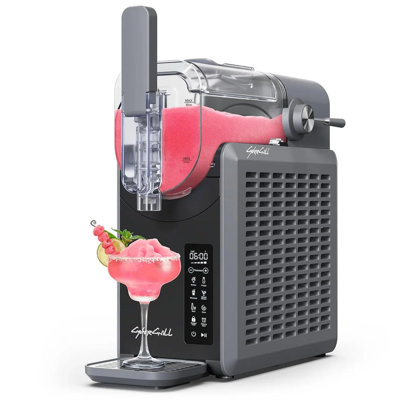 Slushie Machine,24-Hour Delay Start&Cold Retention, 68 oz Slushy Machine with Self-Cleaning Function, Frozen Drink Maker with 5 Preset Programs,Frozen Margaritas, Frappés, and More K4