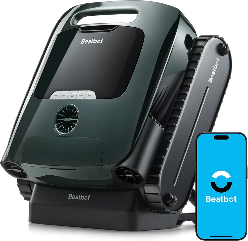 AquaSense 2 Pro Cordless Pool Vacuum Robot, Unmatched 5-in-1 Cleaning, Surface Parking, Skims Water Surface with APP Control, Water Clarification, for Pools up to 3,875 Sq.ft -- Emerald Green F8