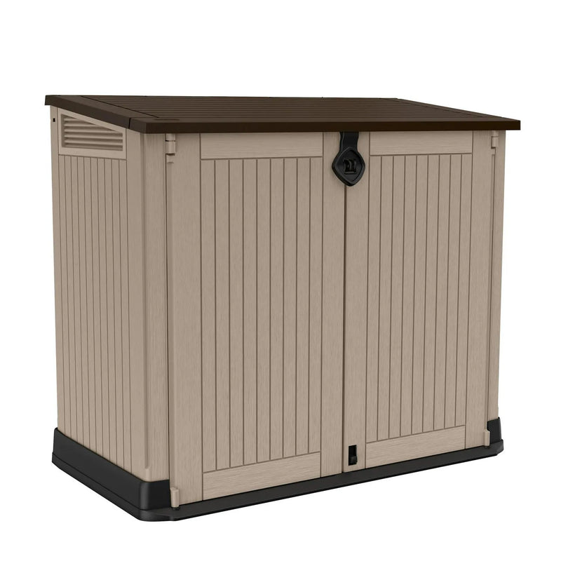30-Cu Ft All-Weather Resin Storage Shed, Beige K7