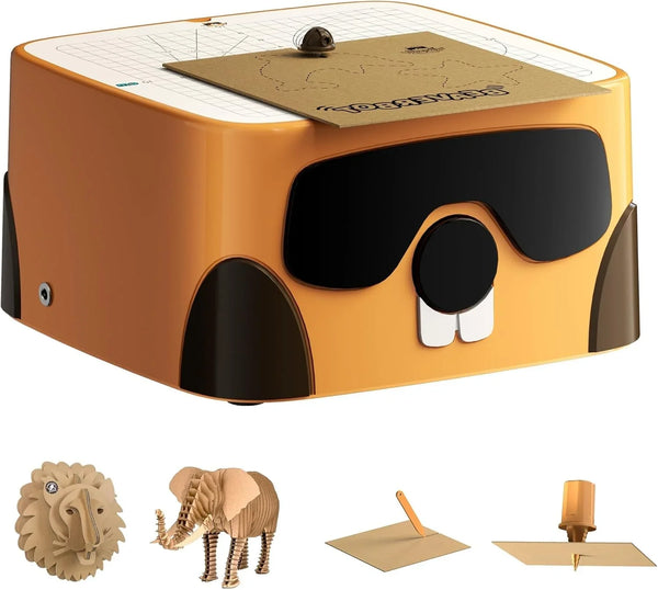 BEAVERBOT Kids Cardboard Cutter STEM Craft Kit, Ages 3 C8