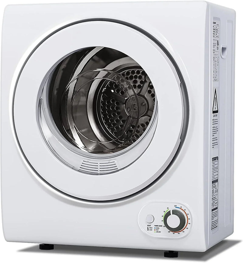 Euhomy 110V Portable Clothes Dryer 850W Compact Laundry Dryers 1.5 cu.ft Front U0