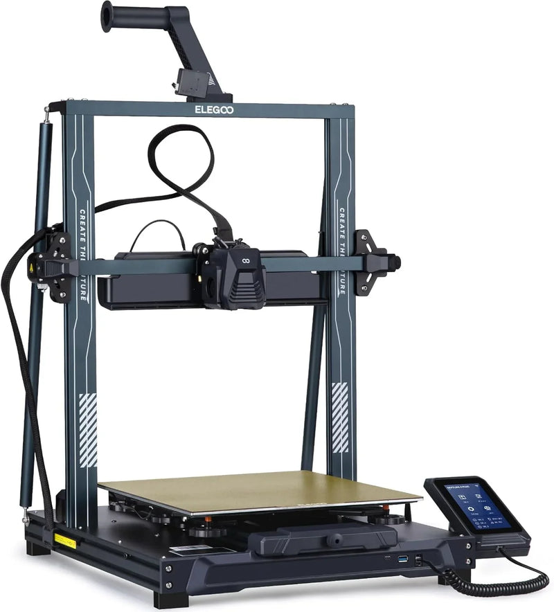 Printer with Auto Bed Leveling, Dual-Gear Direct Extruder, Dual Lead Screw Drive, Removable Capacitive Screen, 8.85x8.85x11in Large Printing Size W2