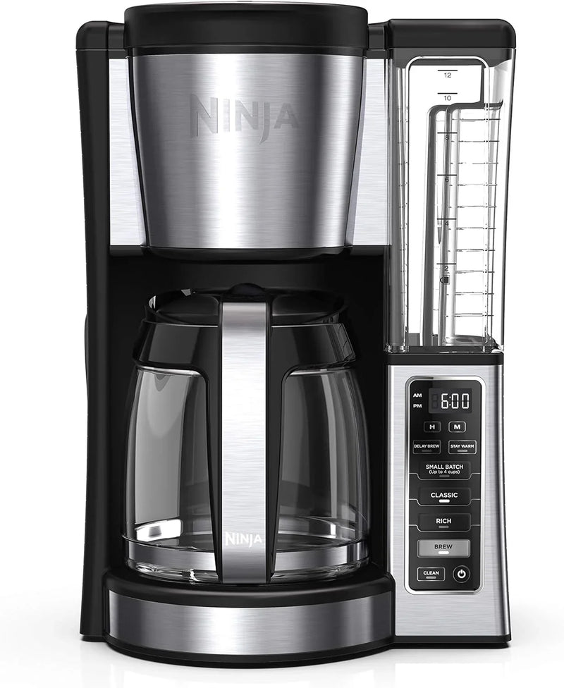 Programmable coffee machine, featuring two brewing modes, adjustable pre-heating plate and delayed brewing function X7