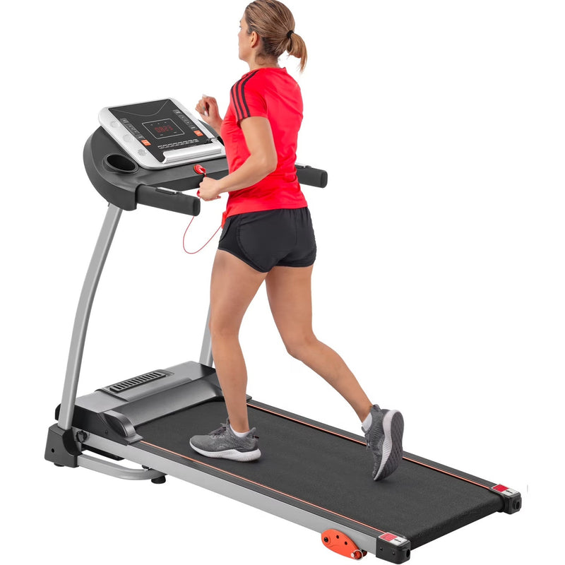 Ambifirner Easy Folding Treadmill with Adjustable Incline, Wide Running Deck, Foldable Design, Digital Monitor Mini Treadmill for Home Office M0