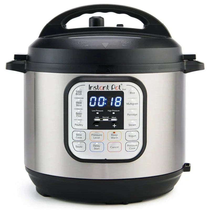 Instant Pot Duo 6 Qt Electric Pressure Cooker 7 In 1 with Easy Release Steam Switch A1