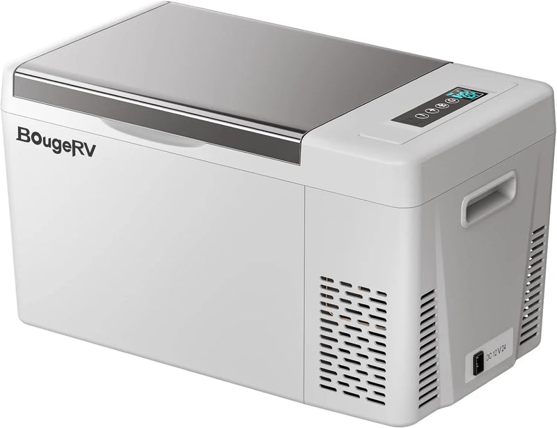 12 Volt Refrigerator 12V Car Fridge 23 Quart Portable Freezer Compressor Cooler 12/24V DC 110~240 Volt AC for Truck Van RV Camper SUV Travel Camping Road Trips Tailgating -7℉~50℉ S7