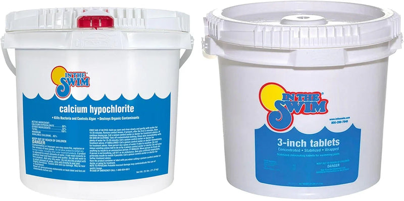 Pool Shock 68% Cal-Hypo Granular Sanitizer for Crystal Clear Water Defends Against Bacteria, Algae, and Microorganisms V6