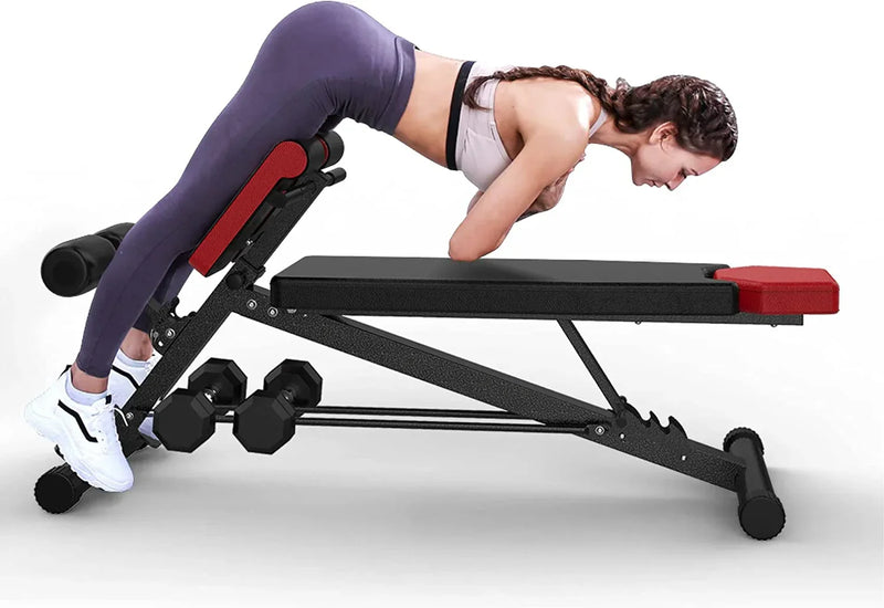 FINER FORM Multi-Functional Adjustable Weight Bench for Total Body Workout U5
