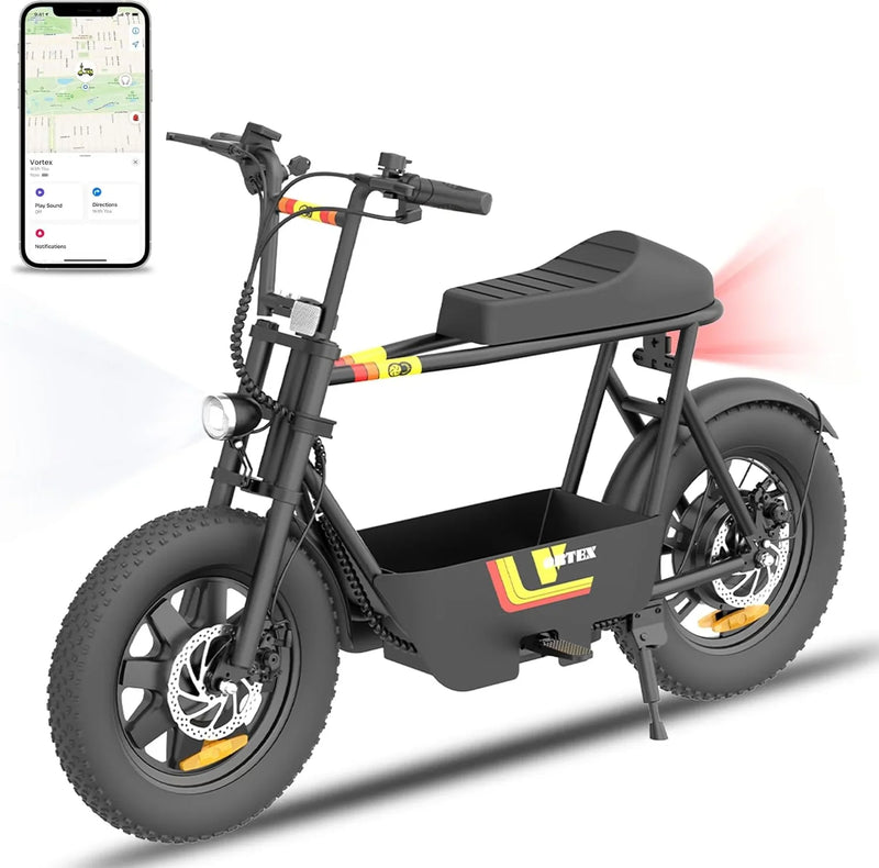 Safe electric scooter | Maximum power 470 watts motor | 16 3-inch wear-resistant rubber tires | Maximum speed up to 32 kilometers per hour, range up to 28 kilometers | Classic style leisure electric scooter, equipped with large storage space J7