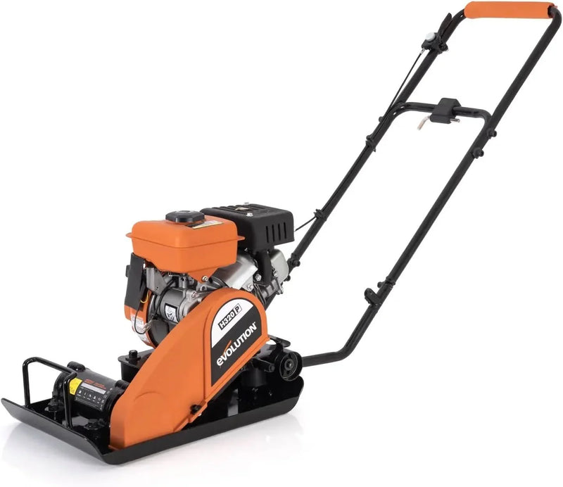 Electric Compactor Plate - Ideal For Levelling Pavement, Artificial Turf Ground Preparation, Patio, Blockwork, Sand, Soil & More L0