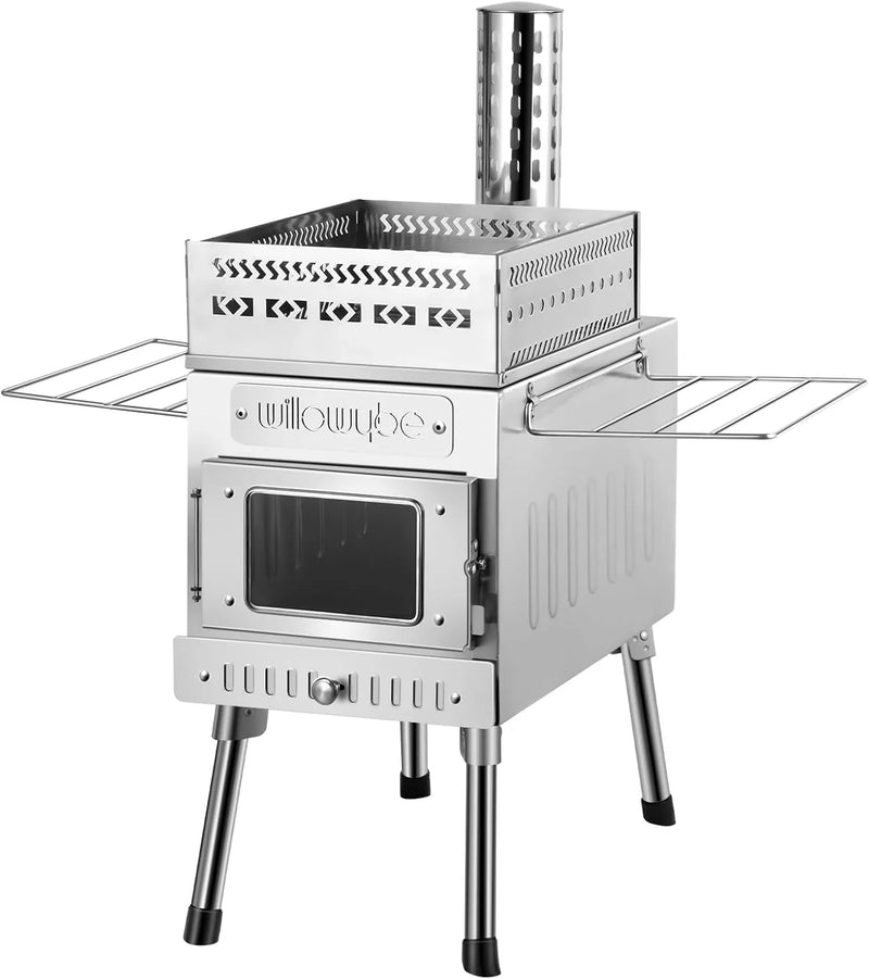 Outdoor sauna hot water tent stove, rocket-type heater, portable camping wood stove, cooking equipment for dry sauna, cooking tools suitable for husbands and friends N3