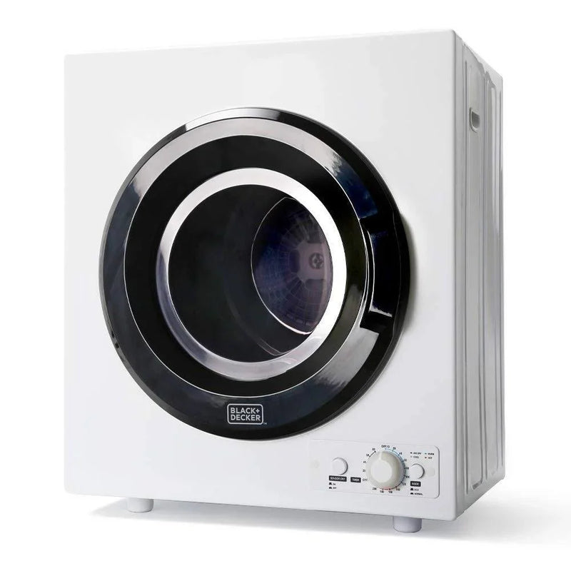Black decker 3.5 Cu. ft. Portable Dryer – White Black F4