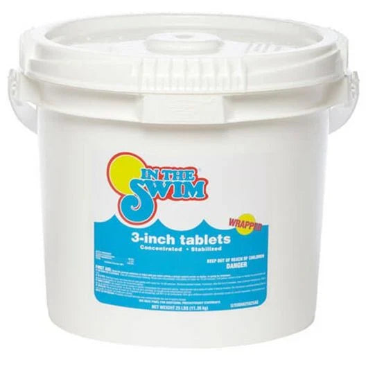 IN THE SWIM – 3 INCH CHLORINE TABLETS – 25 LBS L7
