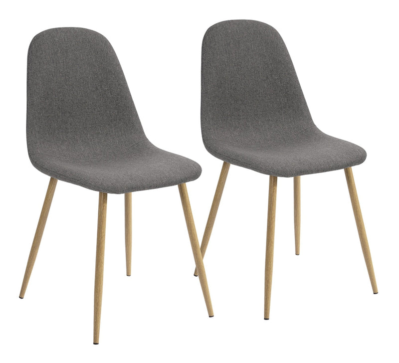 39F Charlton Fabric Dining Chair, Grey P9